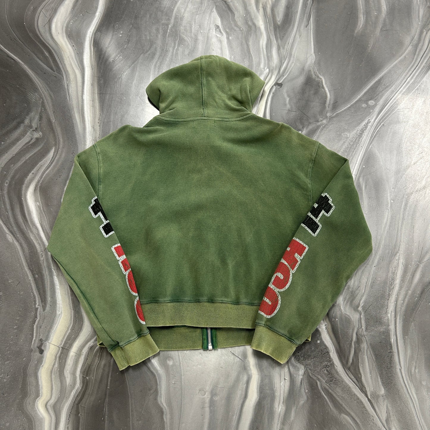 Vale Forever USA14 Thermal Green Zip Up Hoodie