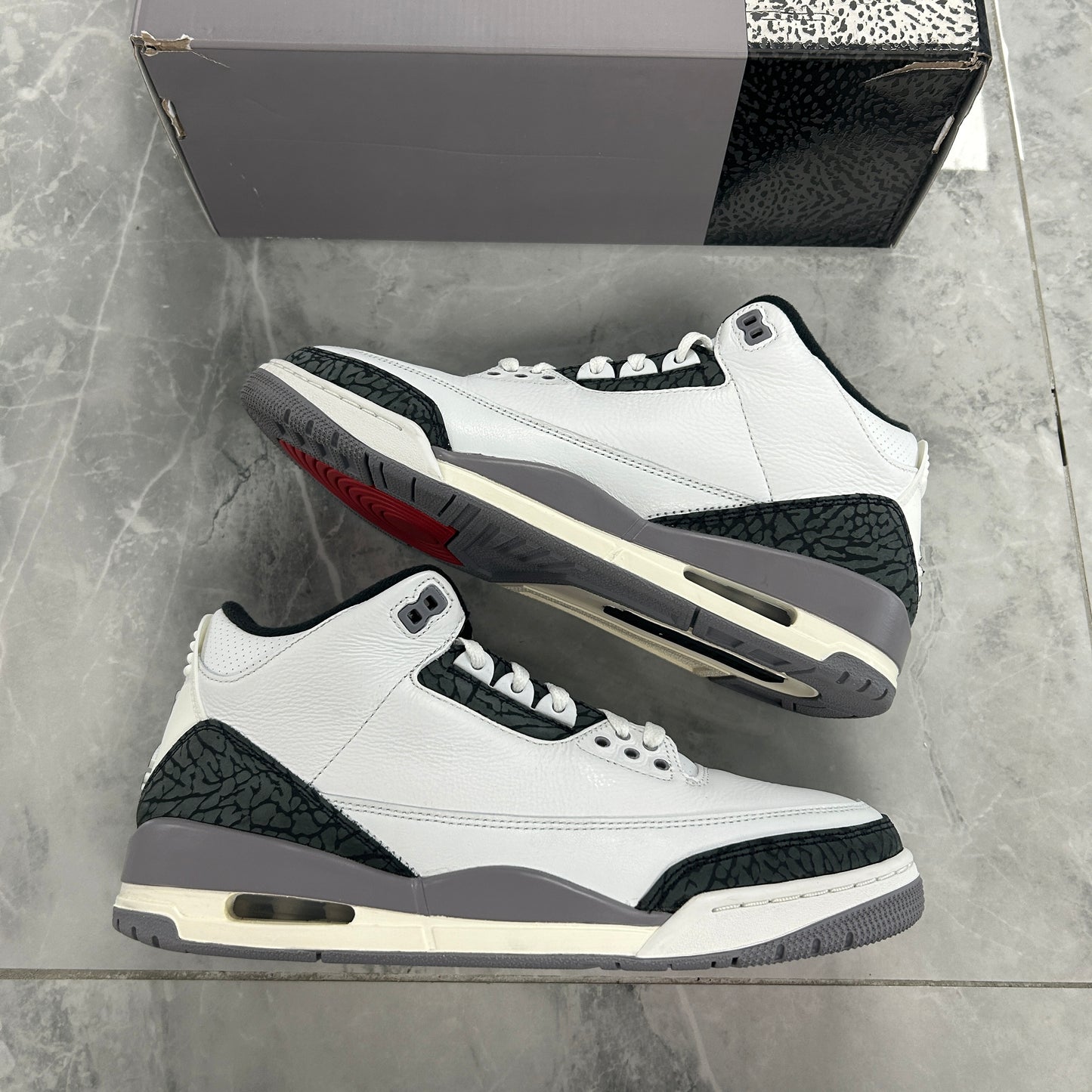 Air Jordan 3 Retro Cement Grey (USED)