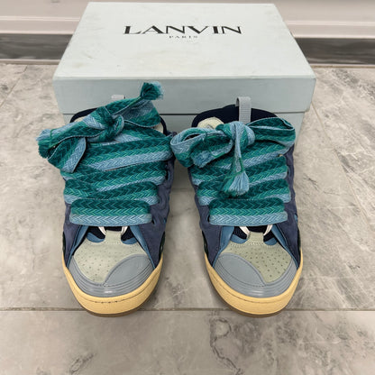 Lanvin Curb Sneakers Turquoise (USED)
