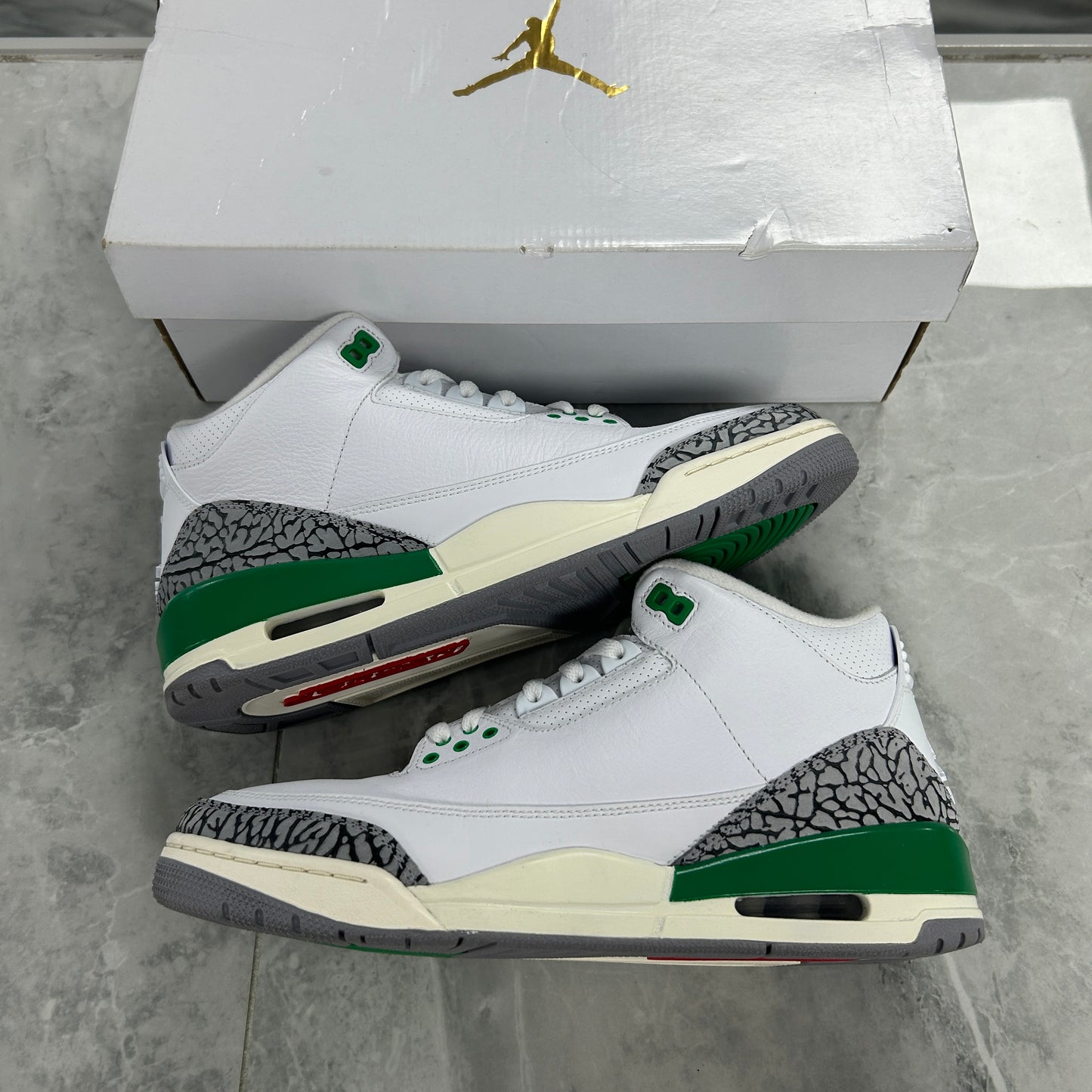 Jordan 3 Retro Lucky Green (USED)