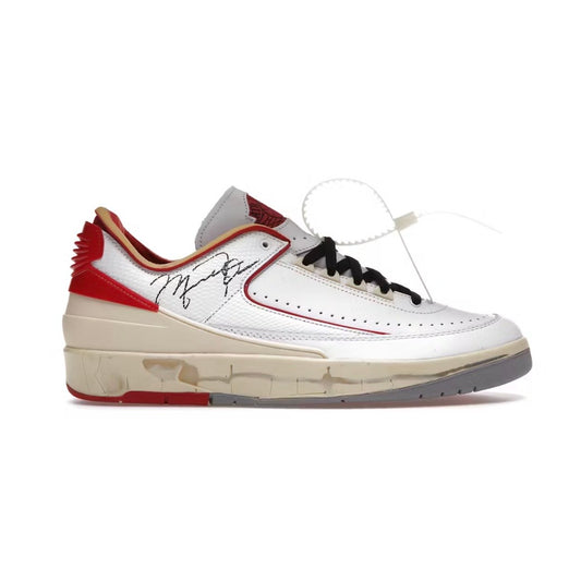 Jordan 2 Retro Low Off-White Red