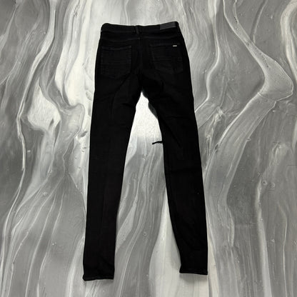 Amiri MX-1 Black Bandana Denim