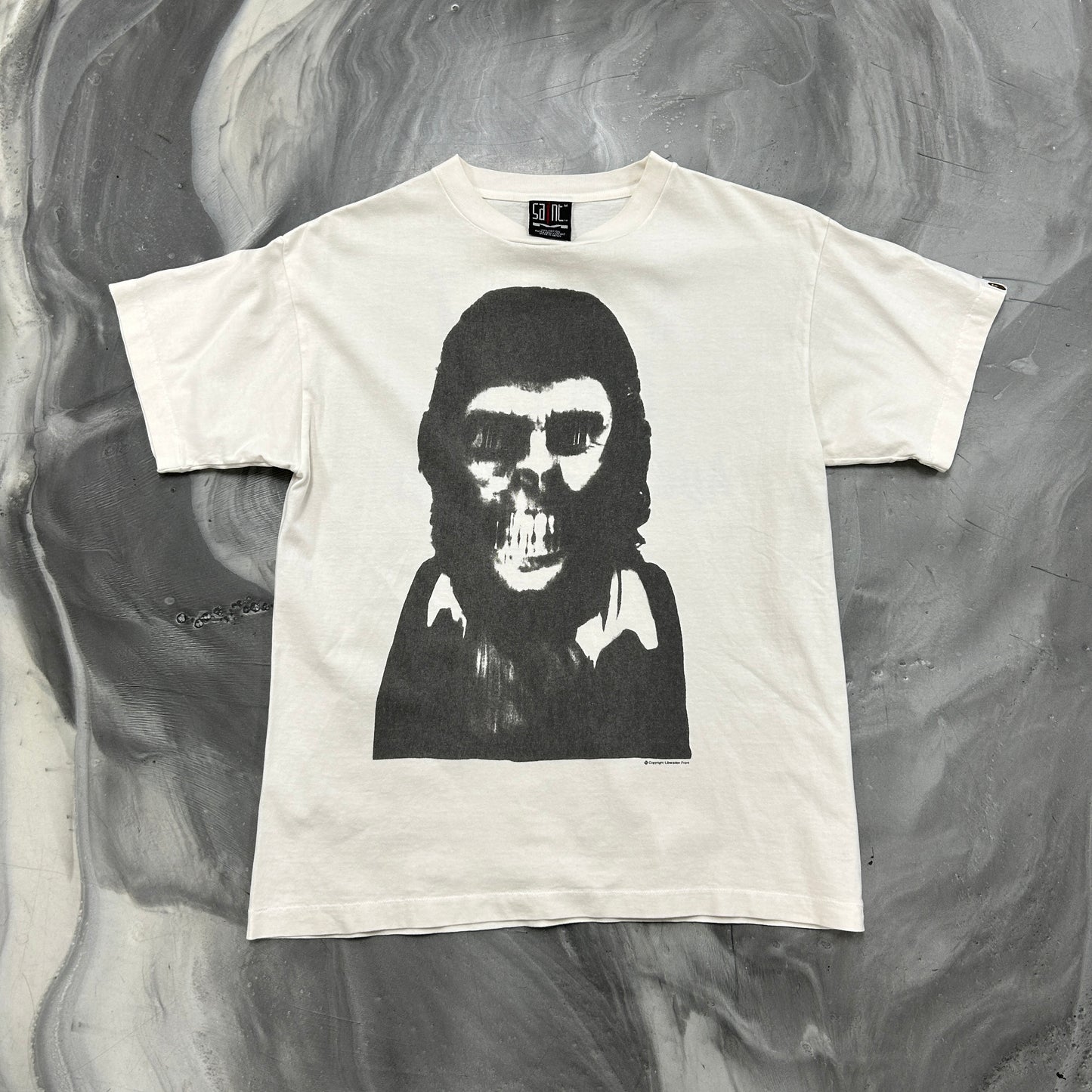 BAPE x Saint MXXXXXX Skull Tee White