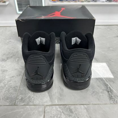Jordan 3 Retro Black Cat (2025)(USED)