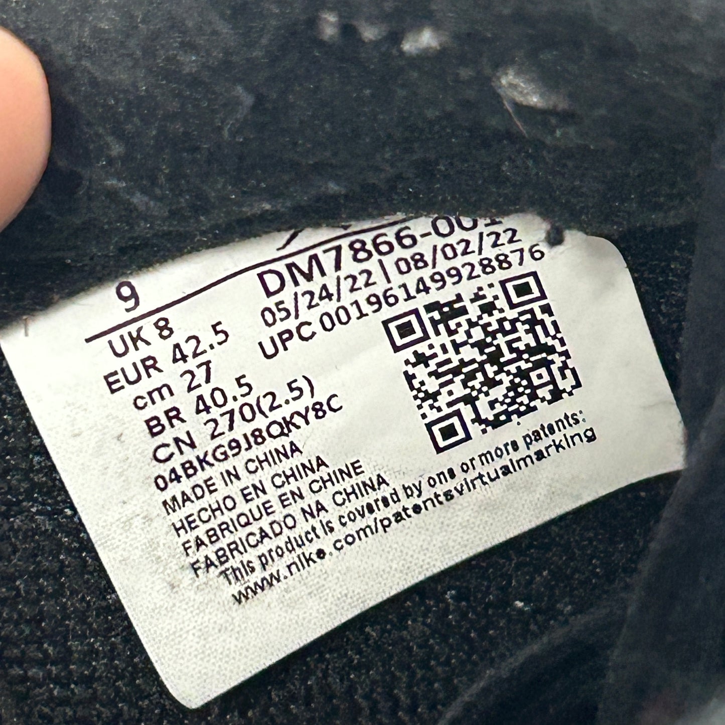 Jordan 1 Retro Low OG SP Travis Scott Black Phantom (USED)