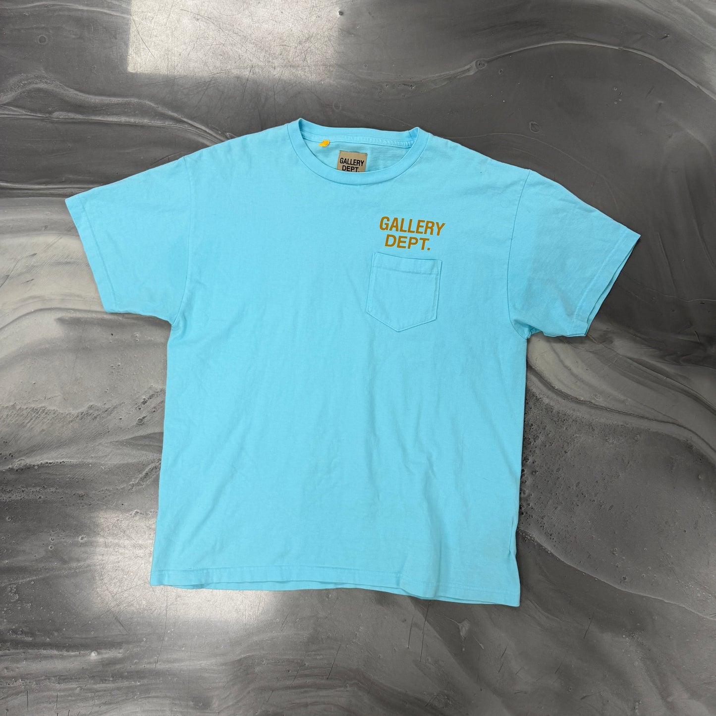 Gallery Department Logo Pocket Tee Blue