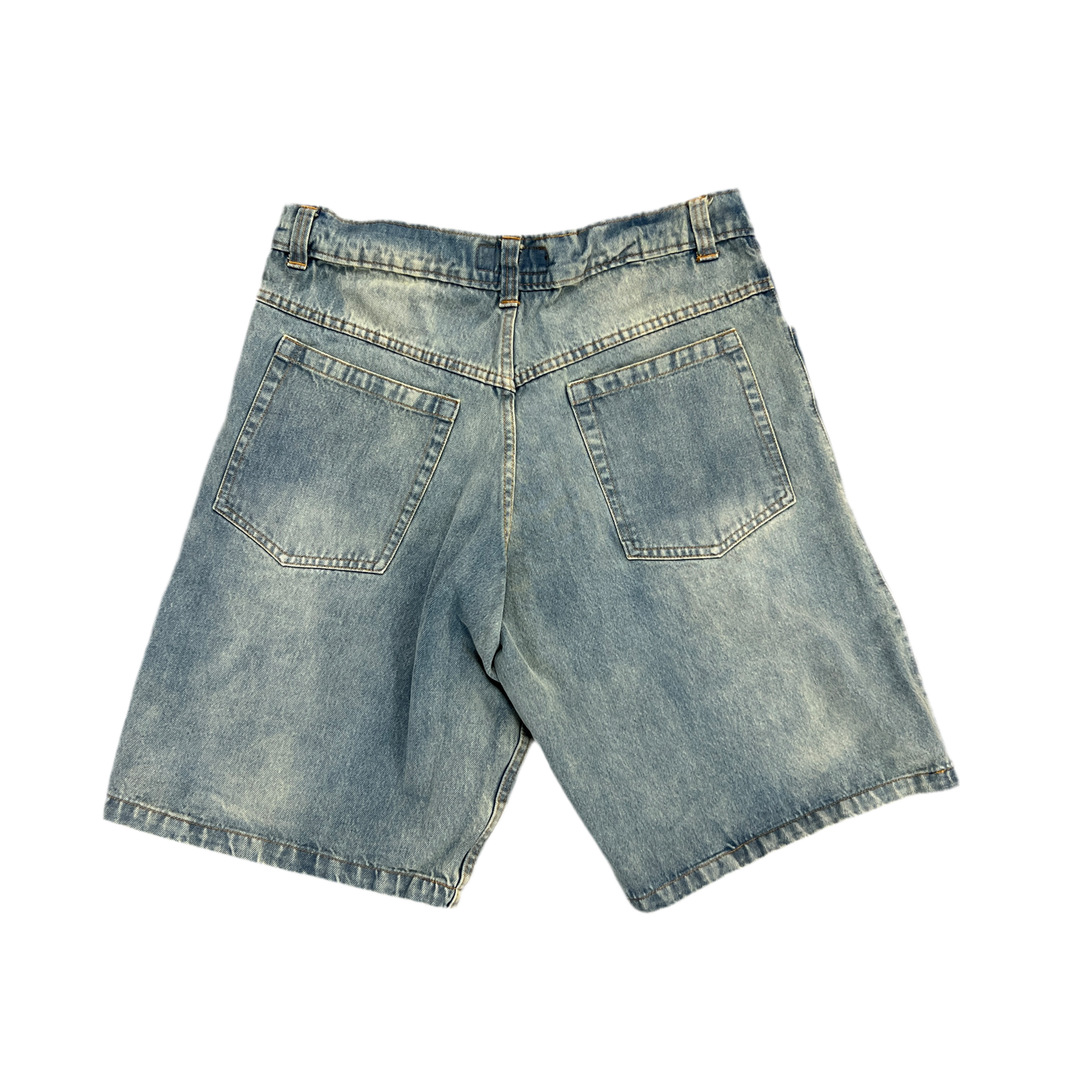 SoleBoy Patchwork Jean Shorts