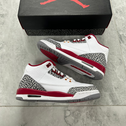 Jordan 3 Retro Cardinal Red (USED)