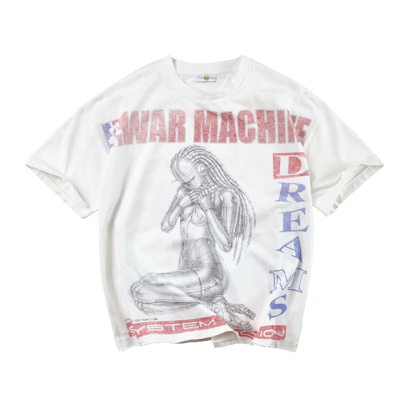 Vale Forever War Machine Tee White — front — Cold Shoulder Kicks Palm Beach
