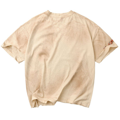 Vale Heavy Weight Tee Natural back