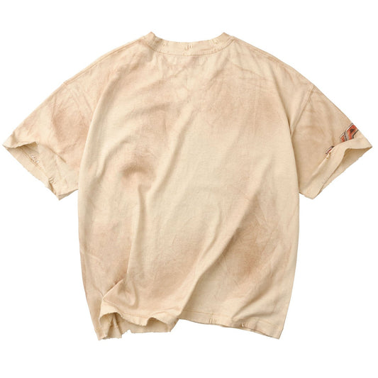 Vale Heavy Weight Tee Natural back