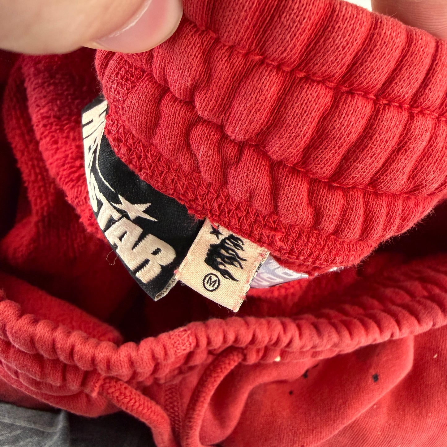 Hellstar Sports Tie-Dye Sweatpants Red