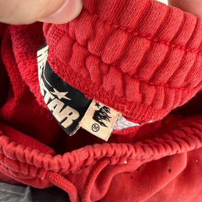 Hellstar Sports Tie-Dye Sweatpants Red