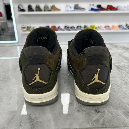 Air Jordan 4 Retro SE Craft 'Olive' (USED NO BOX)