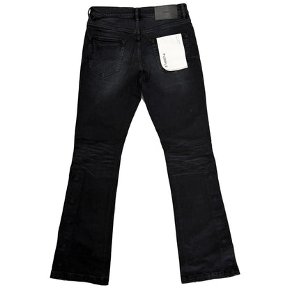 Purple Brand Crystal Side Snap Flare Jeans