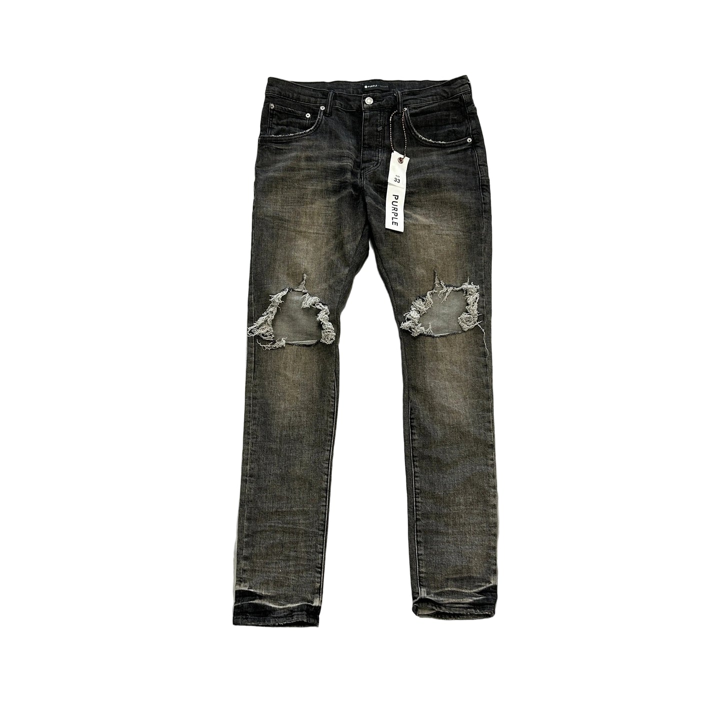 PURPLE BRAND Dirty Blowout
Jeans Grey