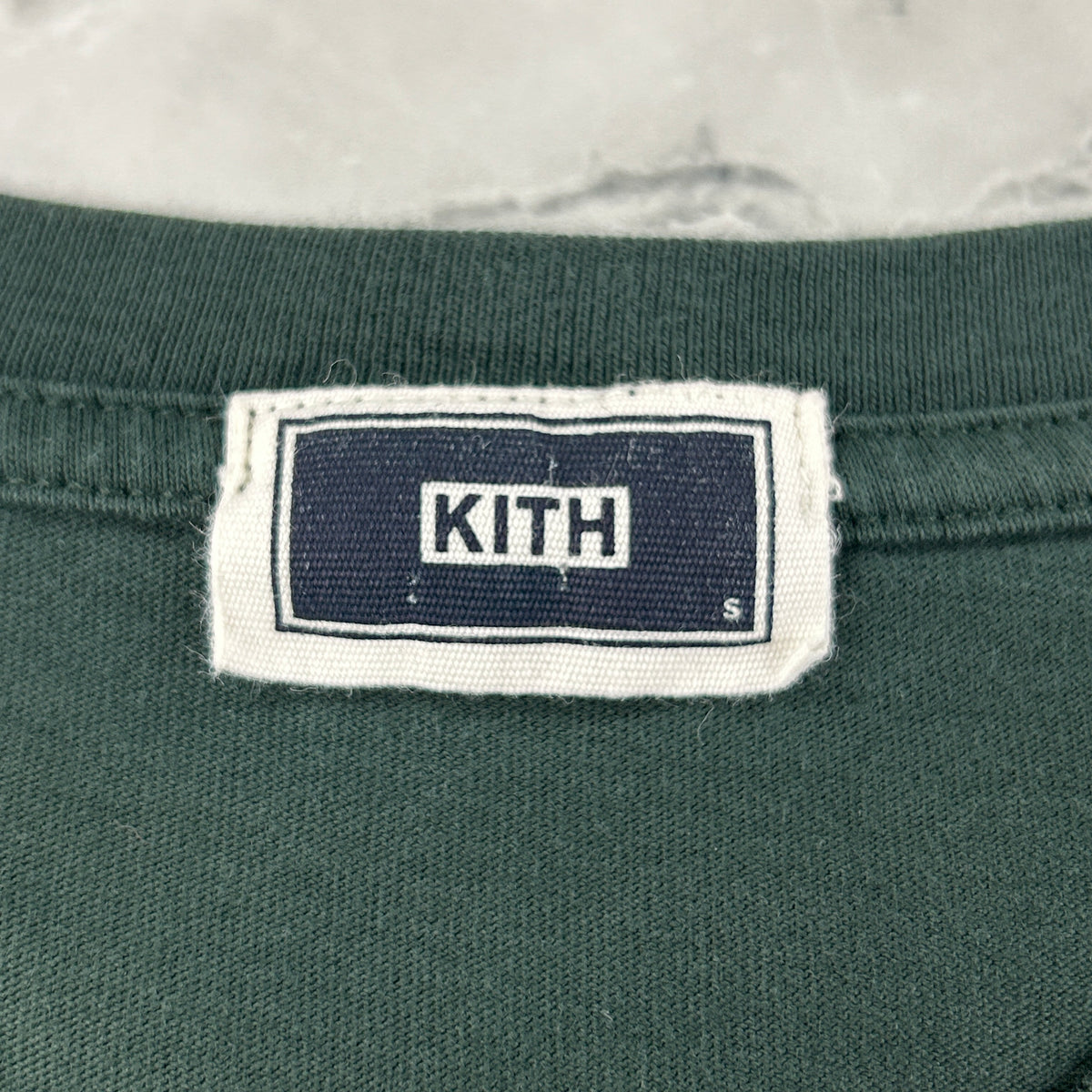 Kith Floral Script Tee Green