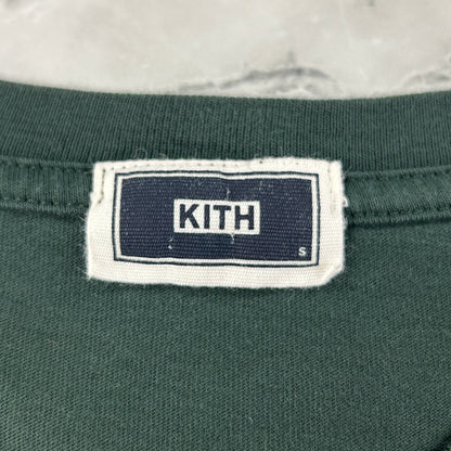 Kith Floral Script Tee Green