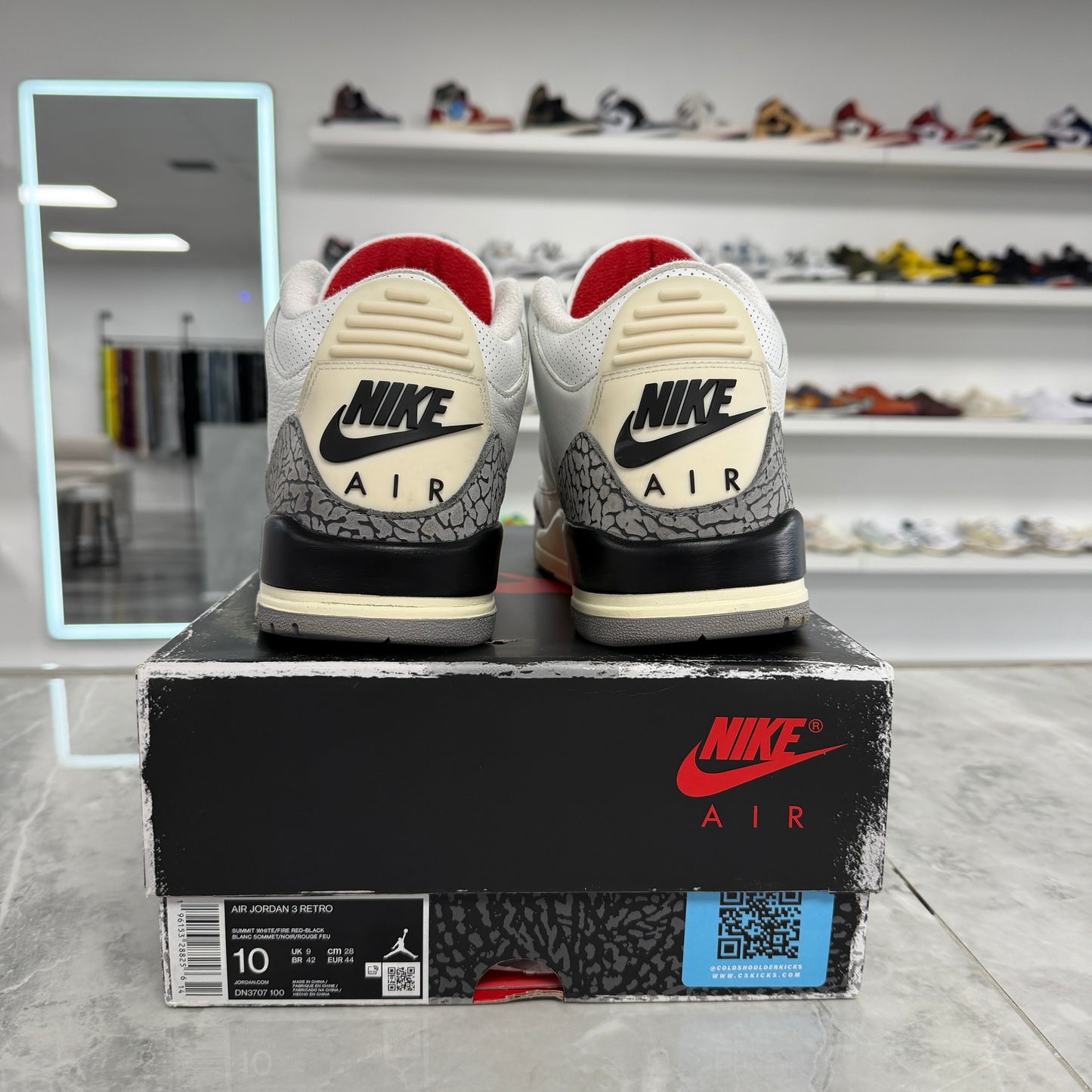 Air Jordan 3 Retro White Cement Reimagined (Used)