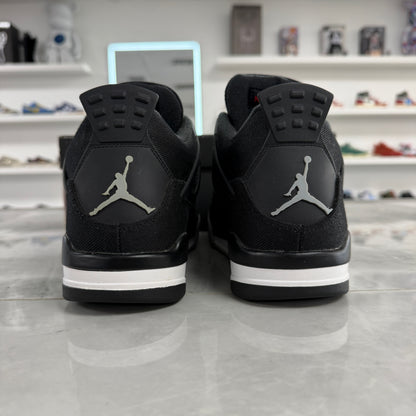 Jordan 4 Retro SE Black Canvas (Used)