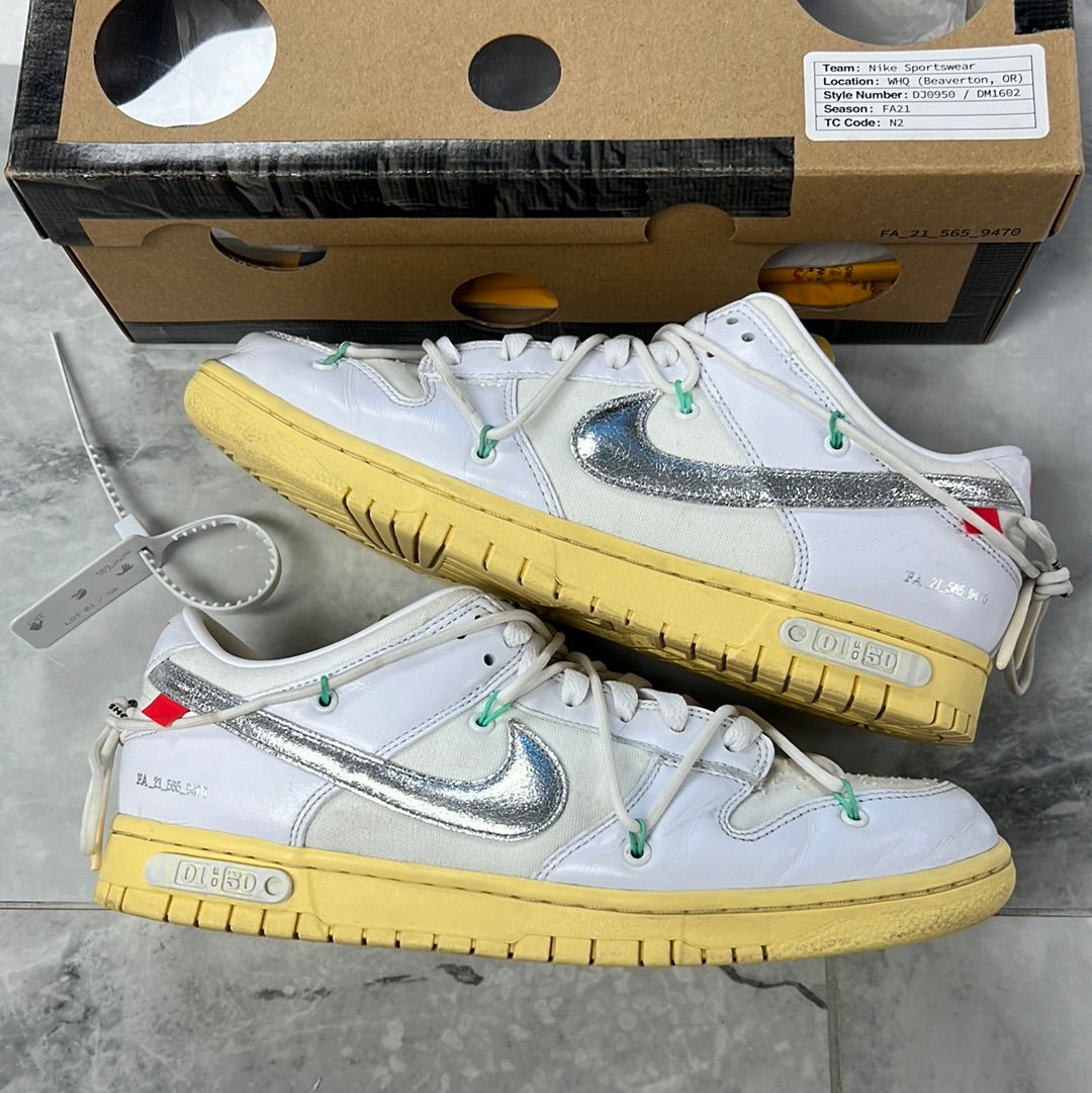 Nike Dunk Low Off-White Lot 1 (USED)