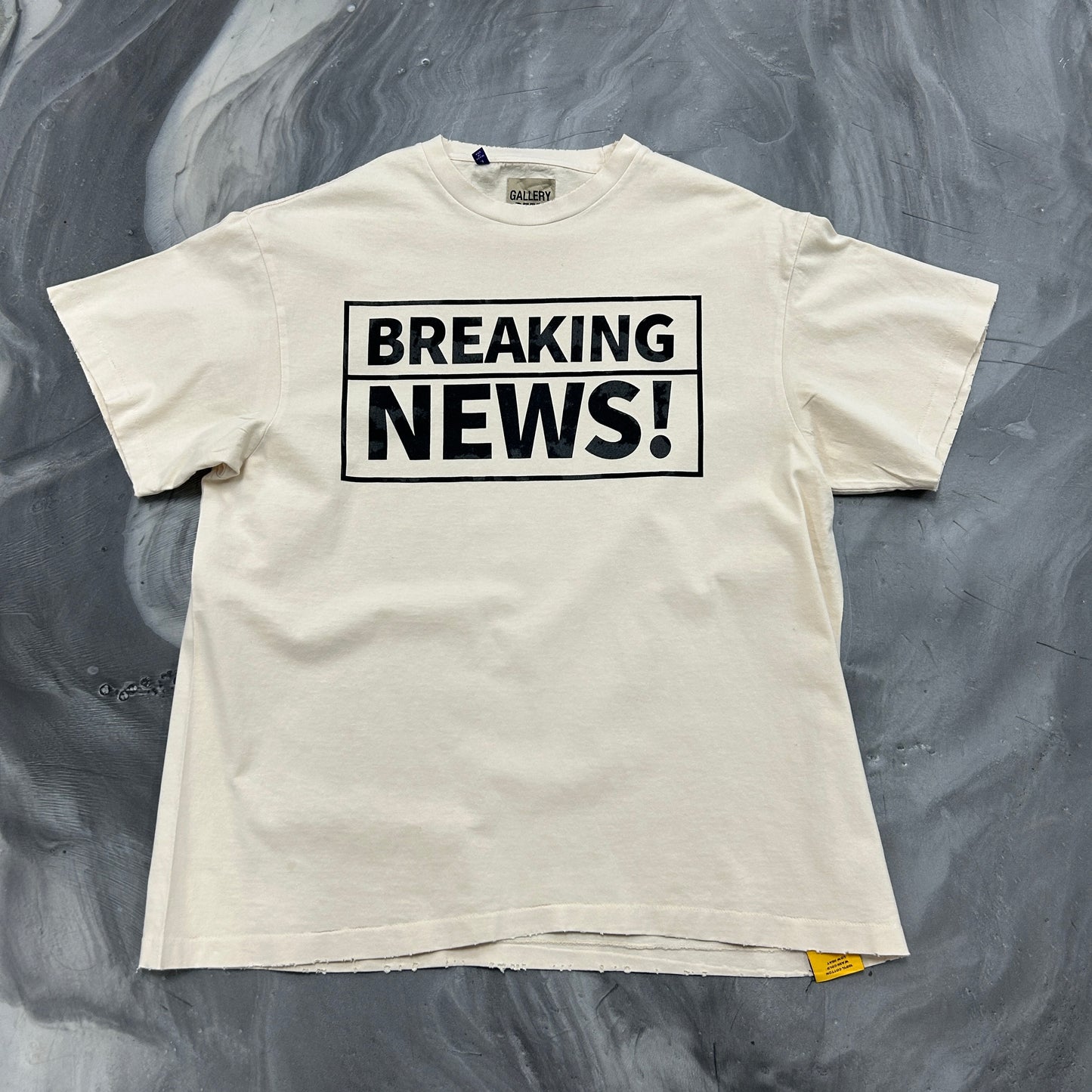 Gallery Dept. Breaking News Tee Archival White