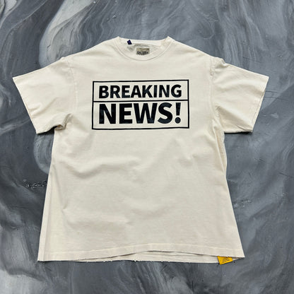 Gallery Dept. Breaking News Tee Archival White
