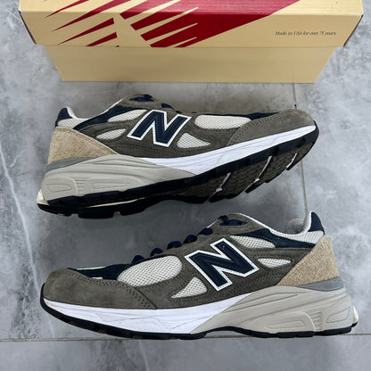 New Balance 990v3 MiUSA Grey Blue Olive (USED)