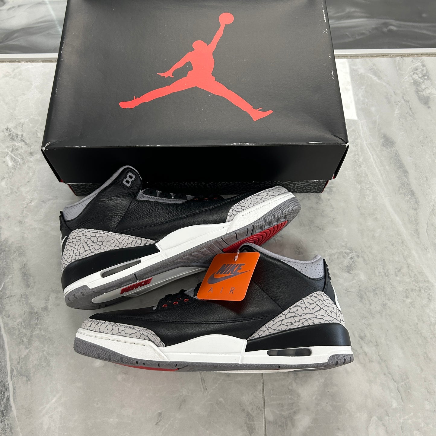 Air Jordan 3 Retro OG Black Cement 2024 (USED)