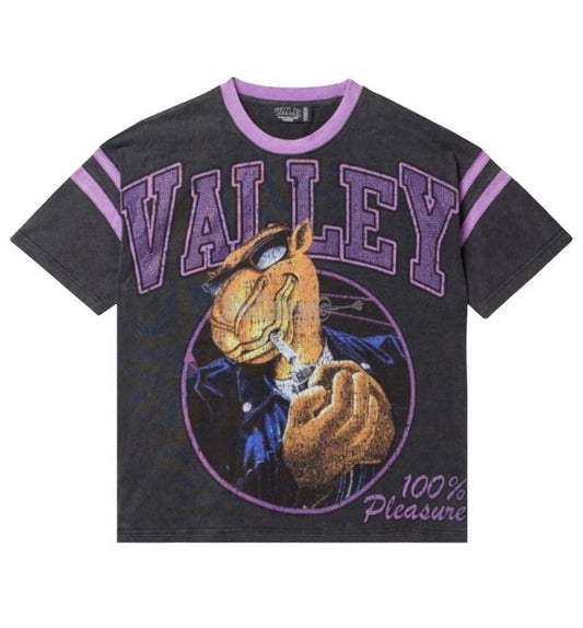 Vale Forever Purple Rays Bling Tee Black
