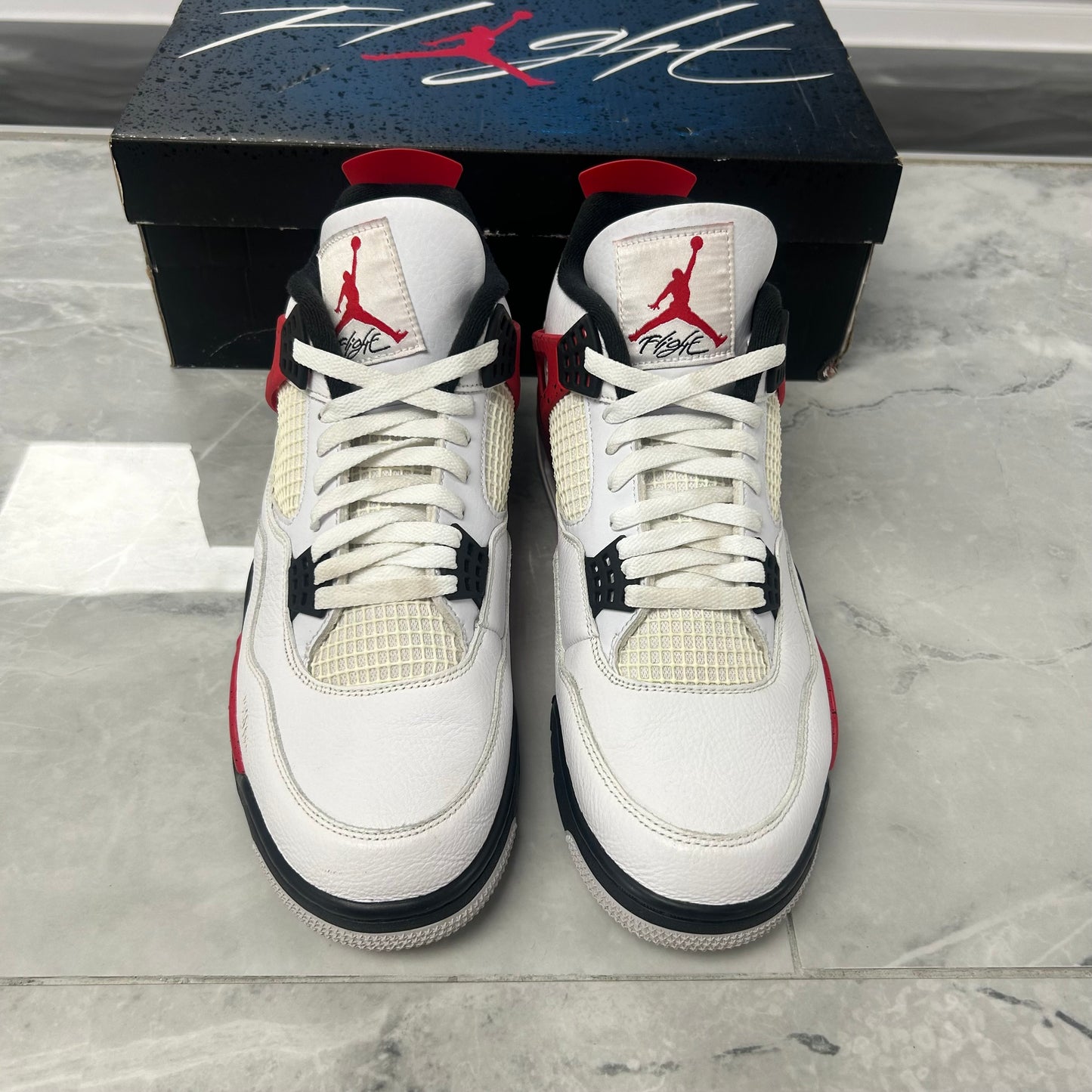 Jordan 4 Red Cement (USED)