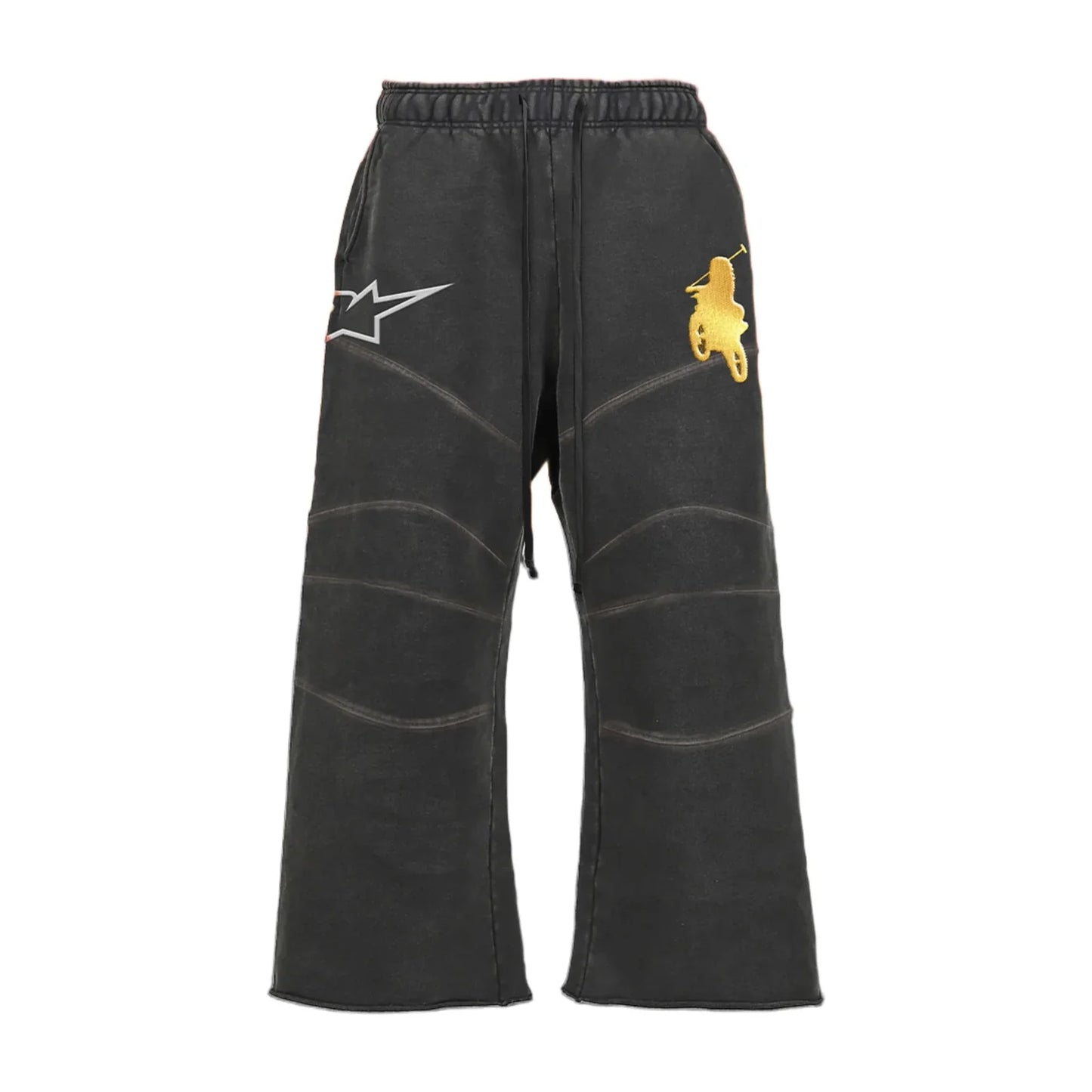 Triple Sevens Complexcon Moto Sweatpants Black — front — Cold Shoulder Kicks Palm Beach