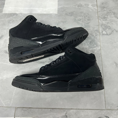 Jordan 3 Retro Black Cat (2025)(USED NO BOX)