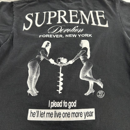 Supreme Devotion tee in black — view 8
