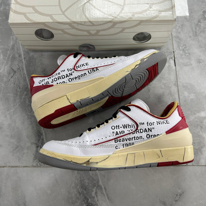 Jordan 2 Retro Low Off-White Red (USED)