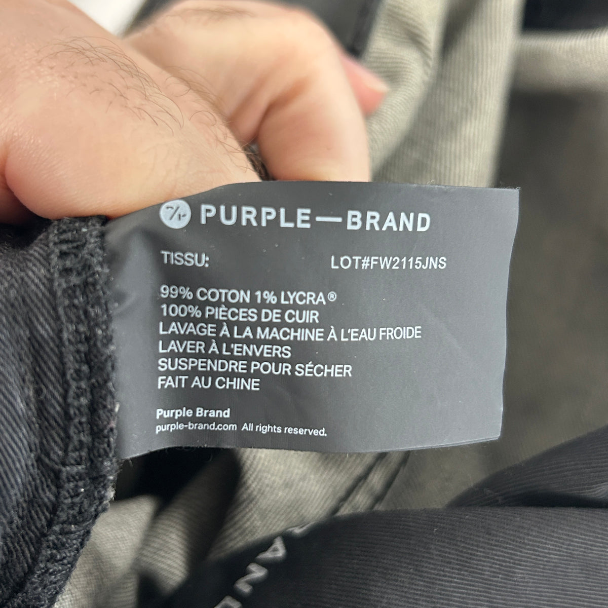 Purple Brand Grey Wash Denim - view 8
