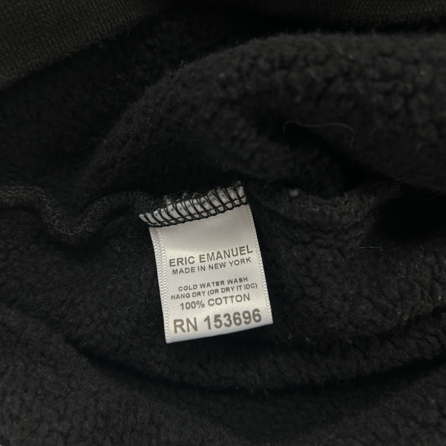 Eric Emanuel EE Crewneck Sweatshirt Black/Black