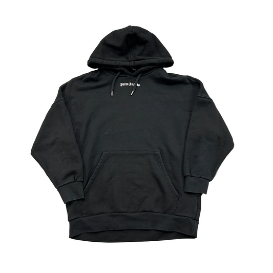 Palm Angels Black Arc Back Logo Hoodie