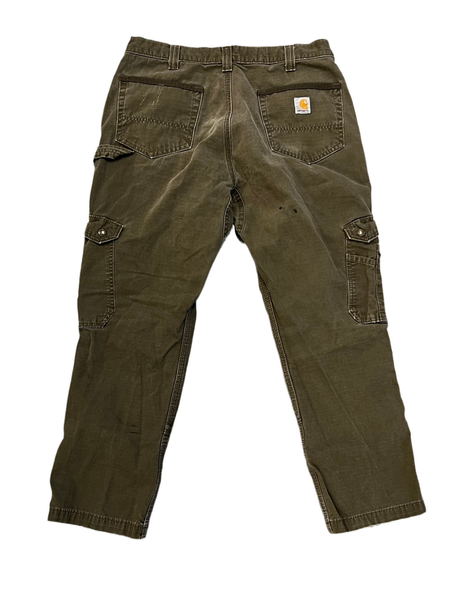 Carhartt pantalones cargo con múltiples bolsillos en gris/marrón