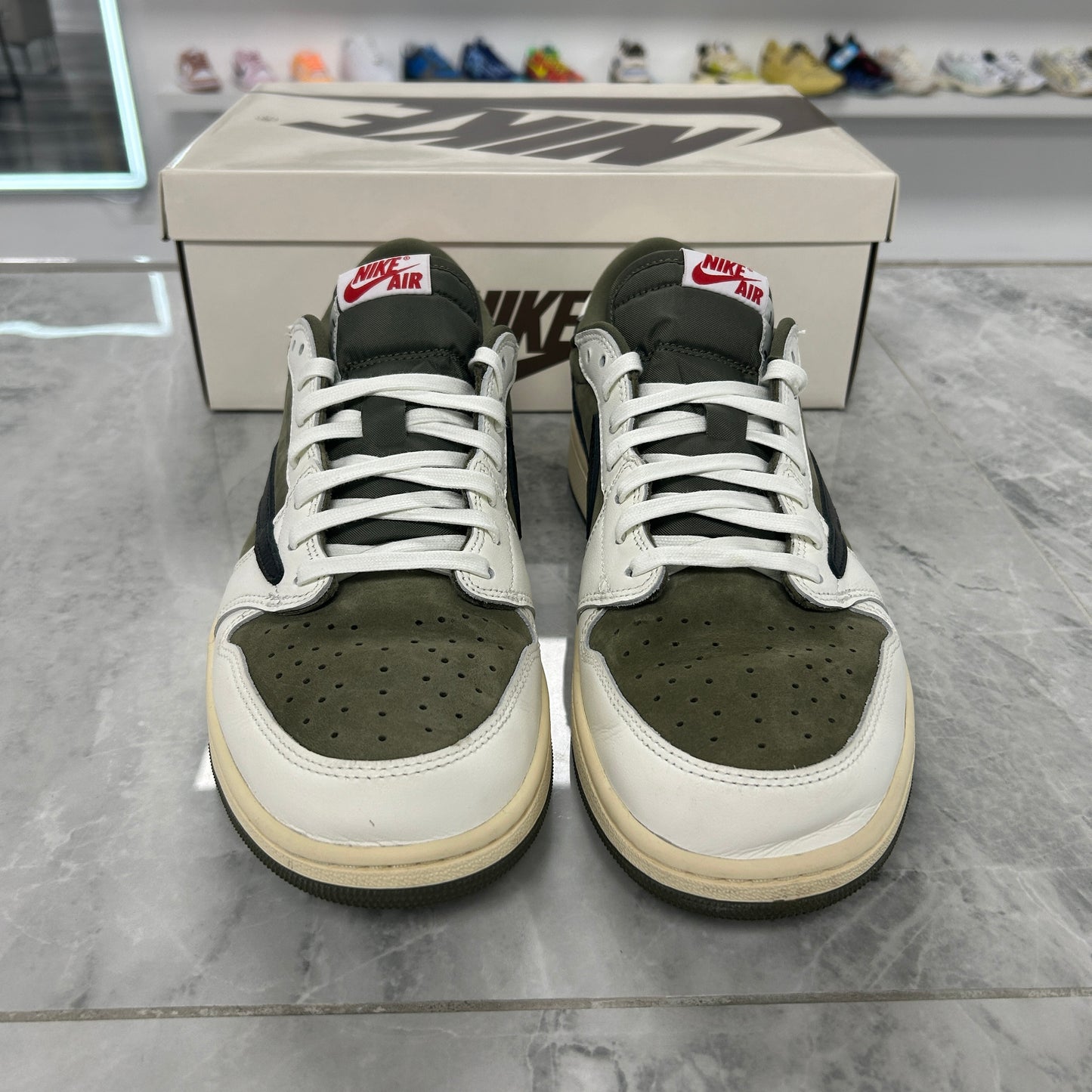 Jordan 1 Retro Low OG SP Travis Scott Medium Olive (USED)