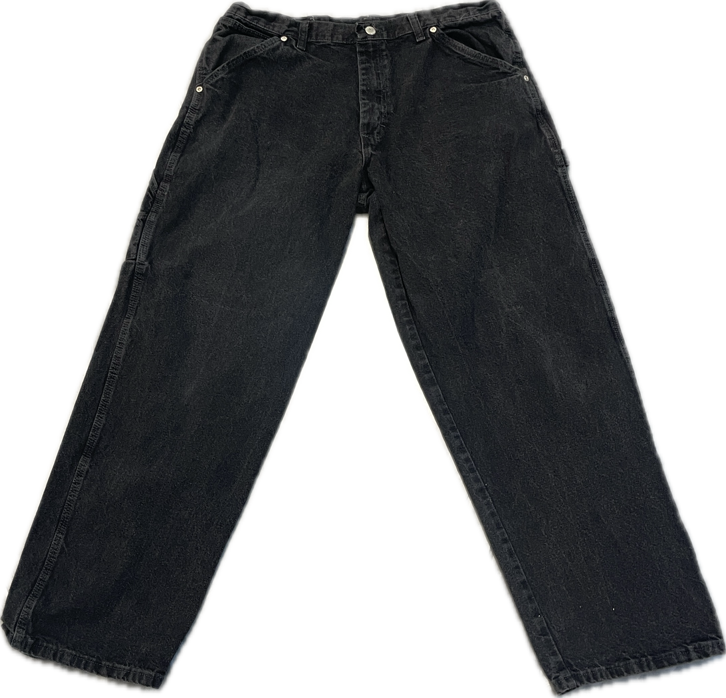 Wrangler Black Wash Denim Carpenter Pants