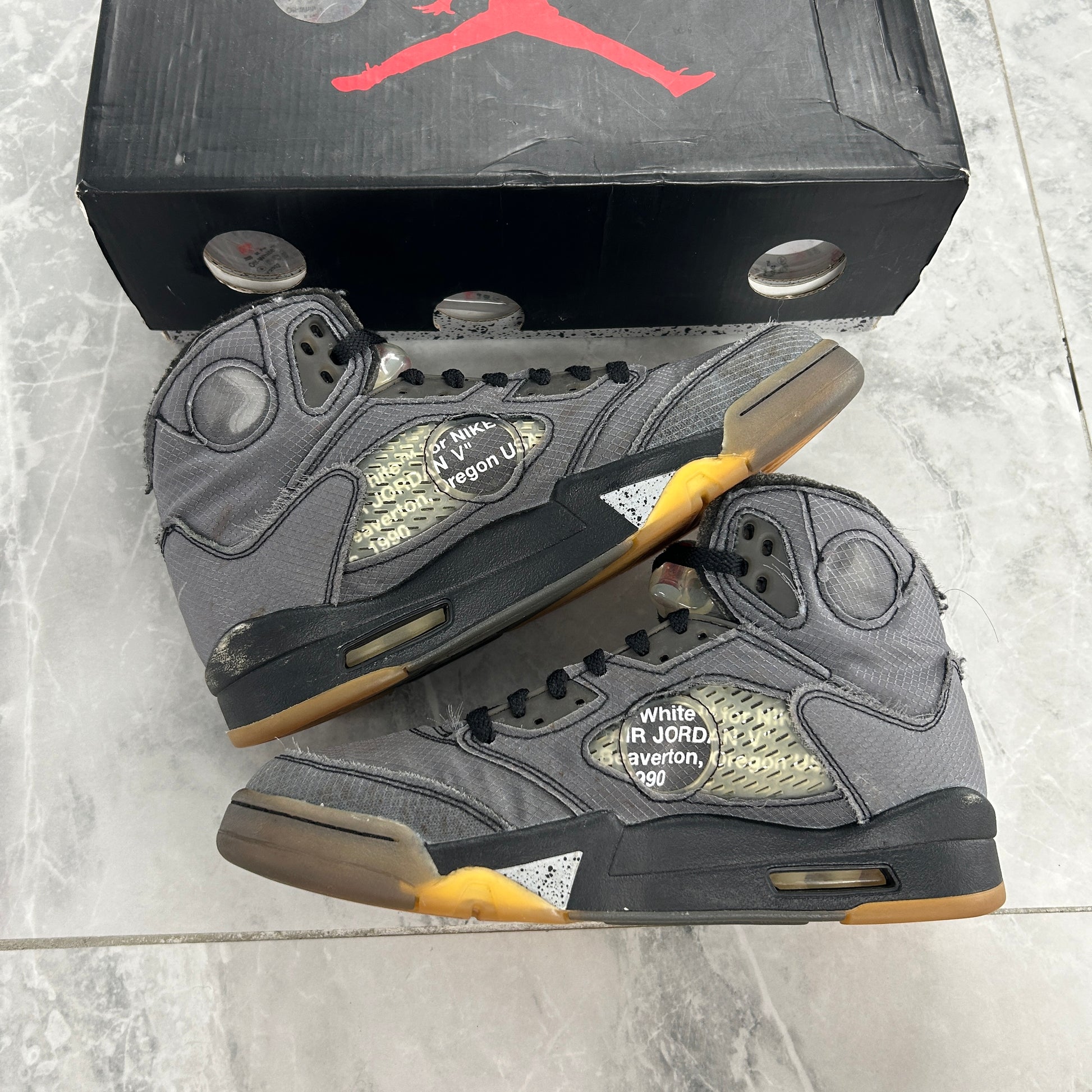 Jordan 5 Retro Off-White Black - view 3
