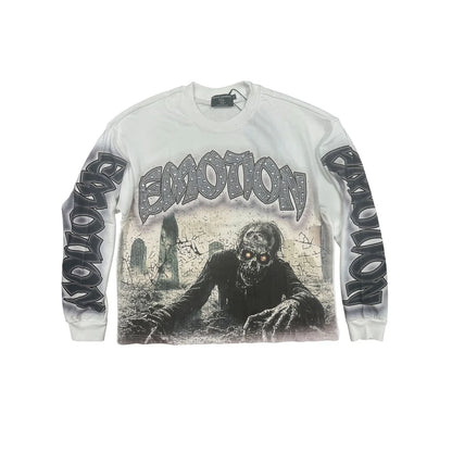 Mixed Emotions White Resurrection Longsleeve Tee