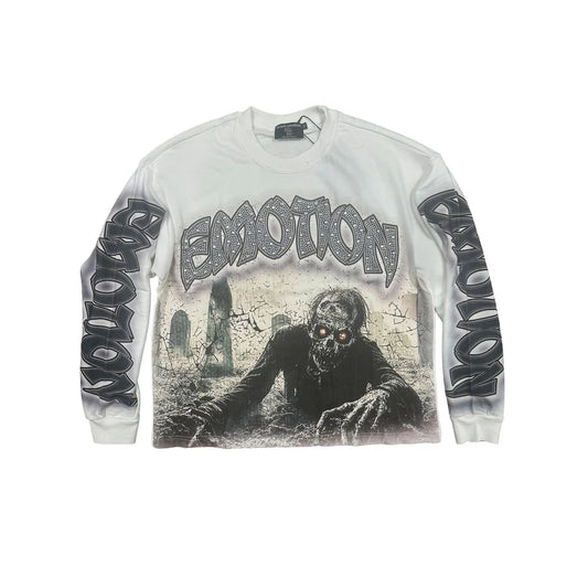 Mixed Emotions White Resurrection Longsleeve Tee