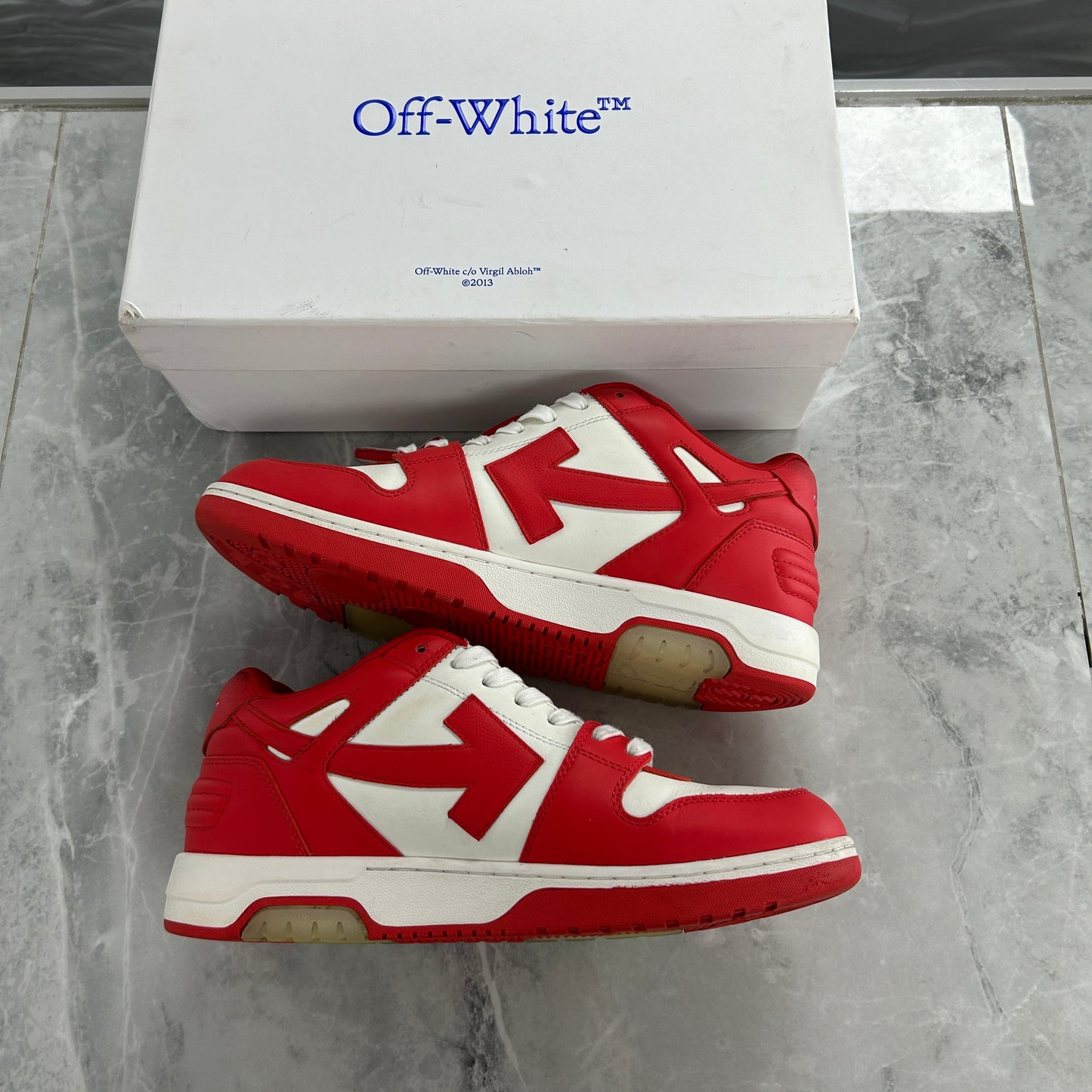 Off-White Out of Office 'Red White' (USED)