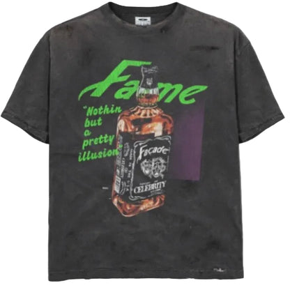 Triple Sevens Fame Diner Tee Vintage Washed Black