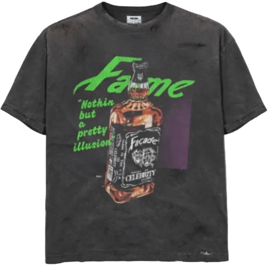 Triple Sevens Fame Diner Tee Vintage Washed Black
