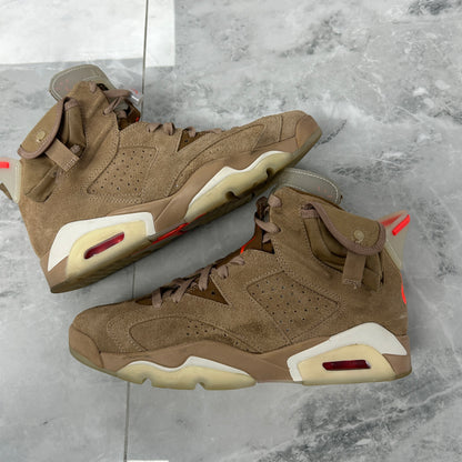 Jordan 6 Retro Travis Scott British Khaki (USED NO BOX)