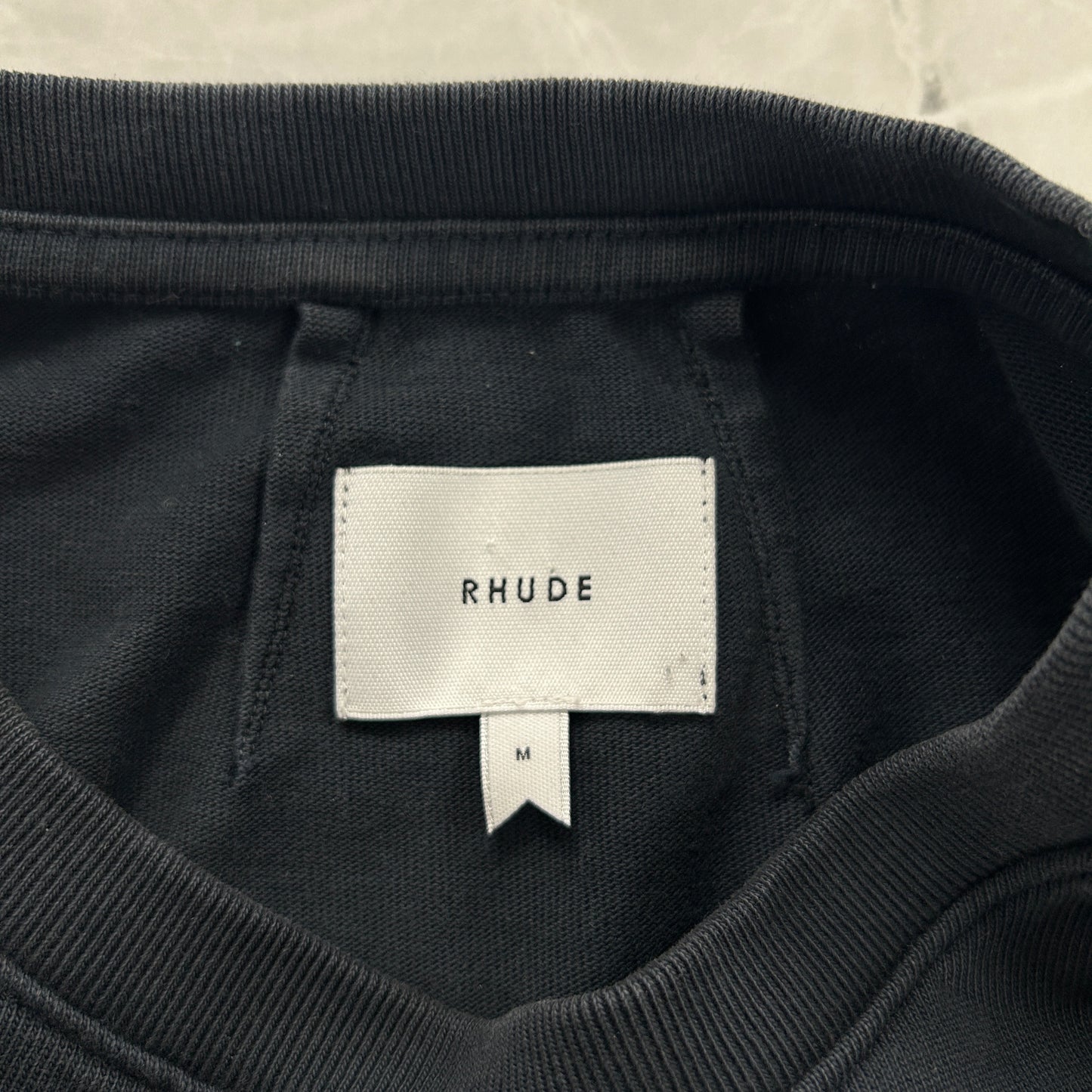 Rhude Les Depux Alpes Tee Vintage Black