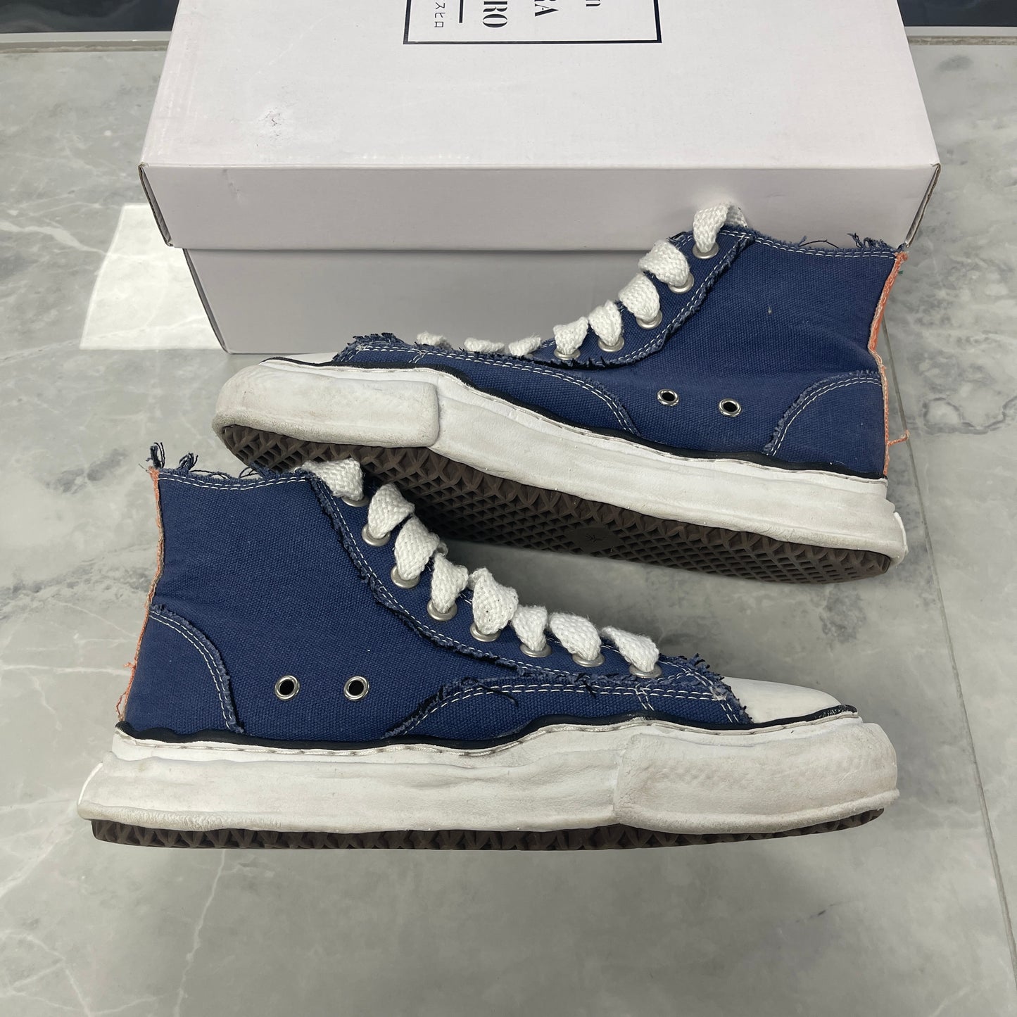 Maison Mihara Yasuhiro Peterson OG Sole Canvas High 'Multi-Color' (Used)